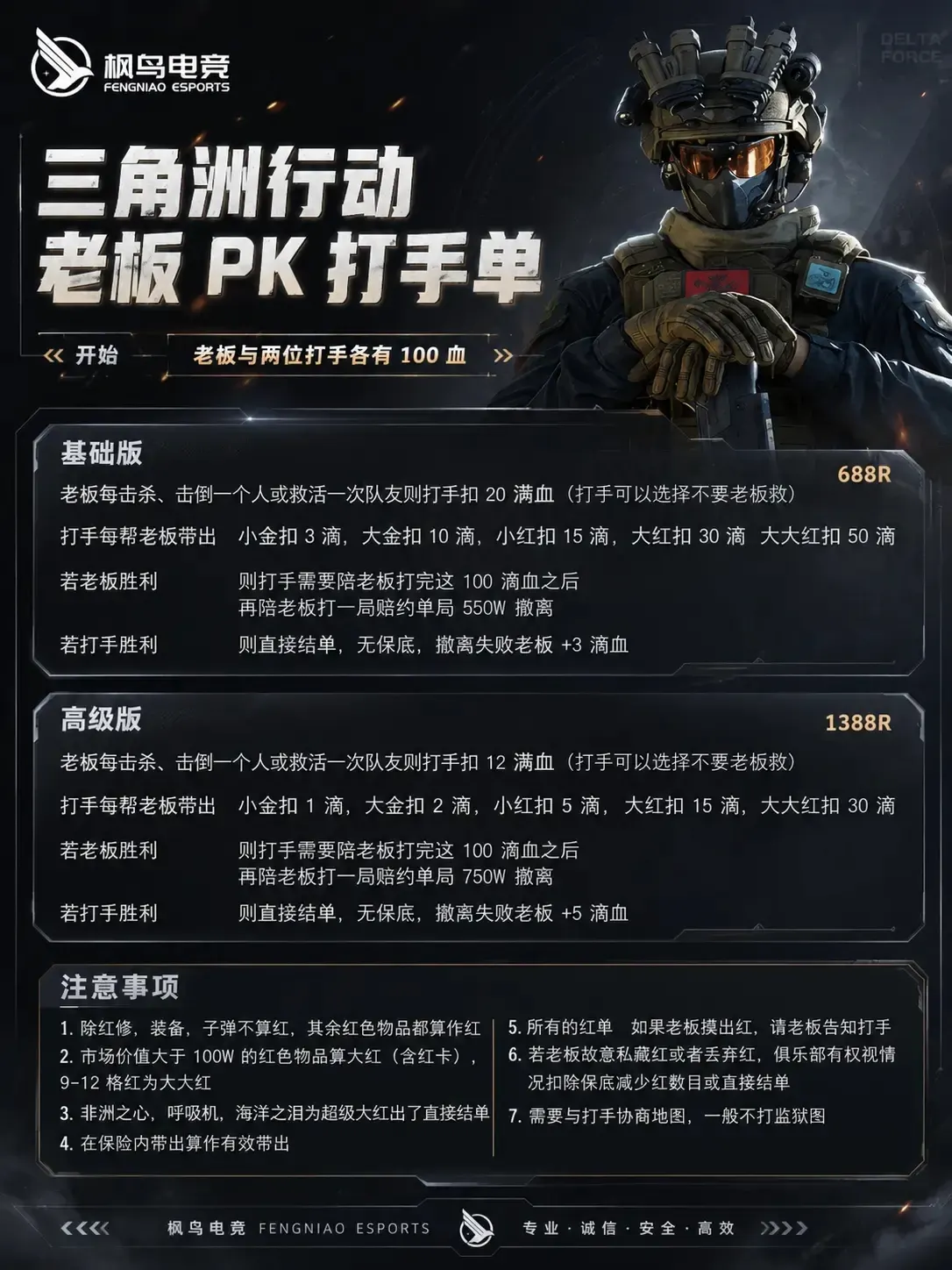 枫鸟电竞老板PK打手单详情图片1