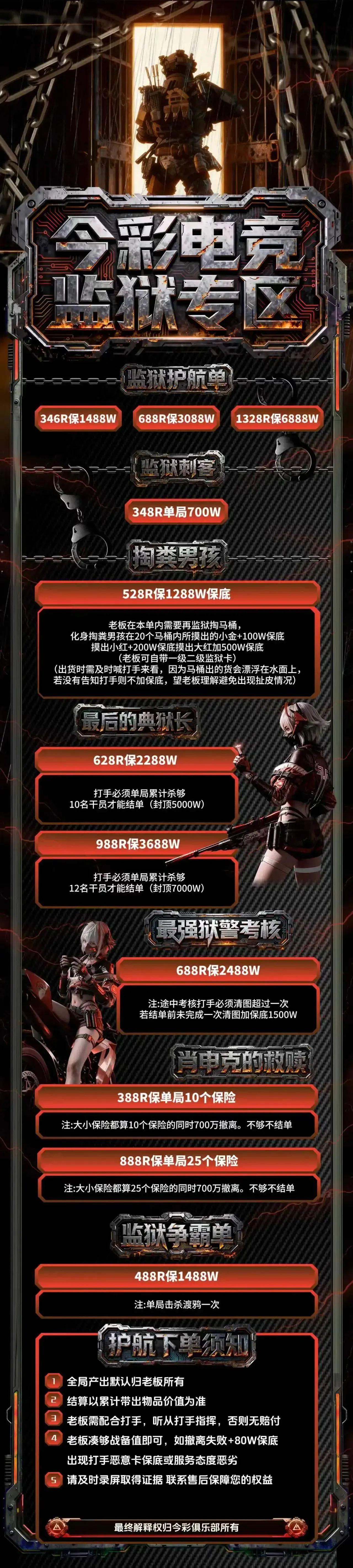 今彩电竞最后的典狱长详情图片1