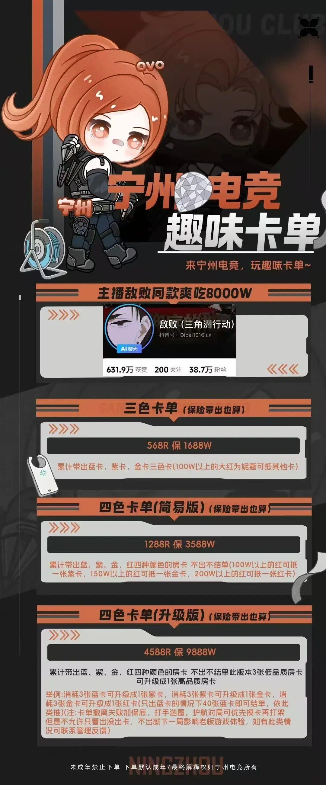 宁州电竞趣味卡单详情图片1