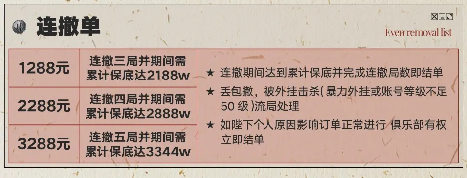皇帝电竞连撤单详情图片1