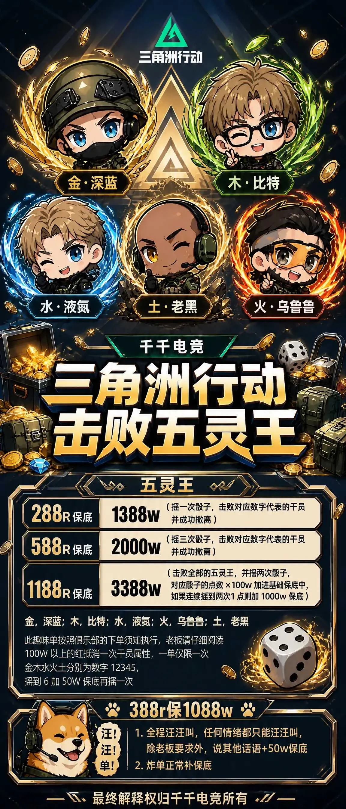 千千电竞击败五灵王详情图片1