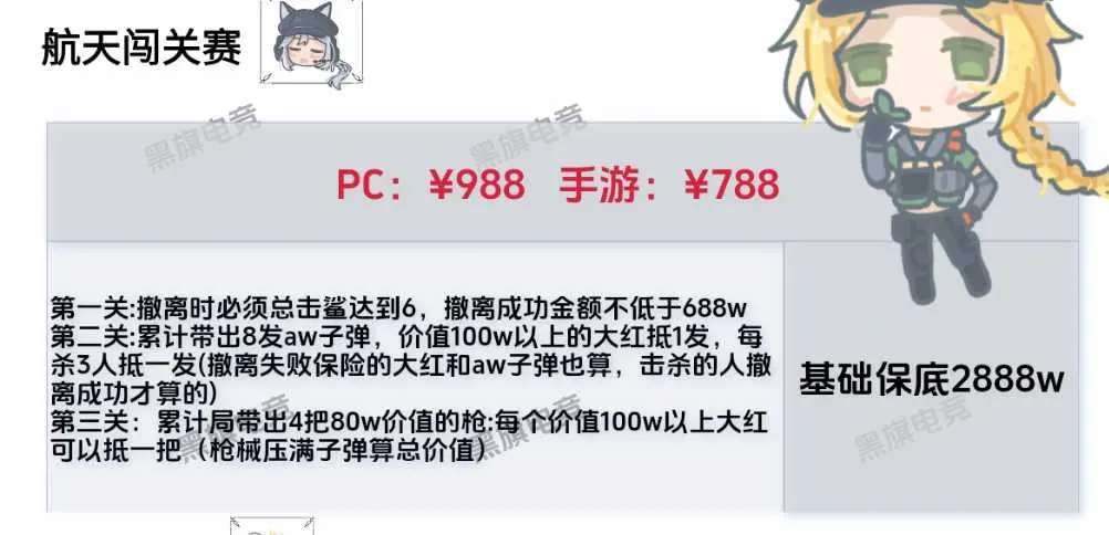 黑旗电竞航天闯关赛详情图片1