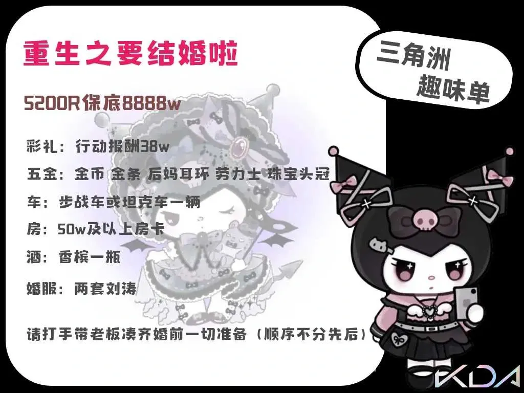 KDA电竞重生之要结婚啦详情图片1