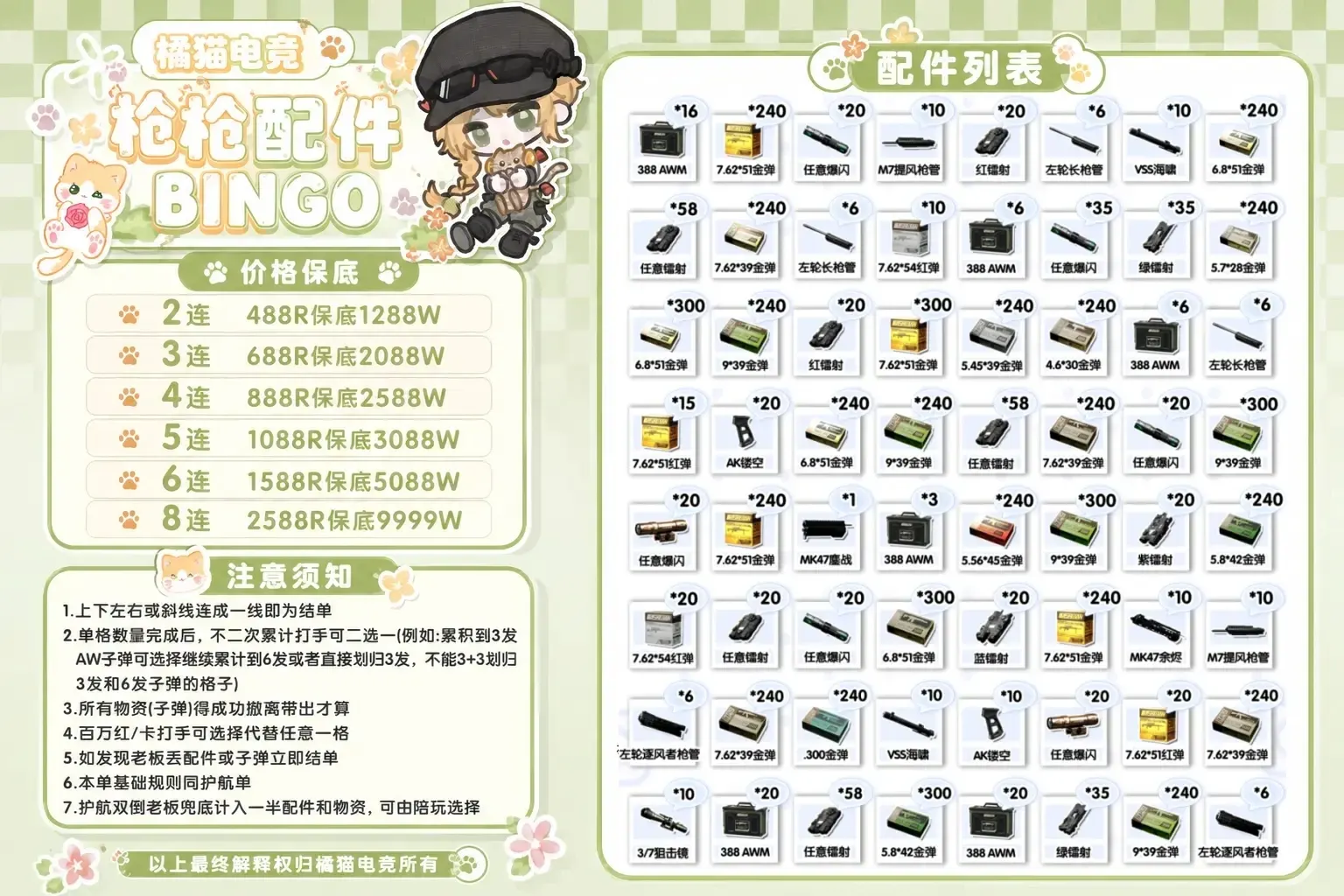 橘猫电竞bingo单详情图片1