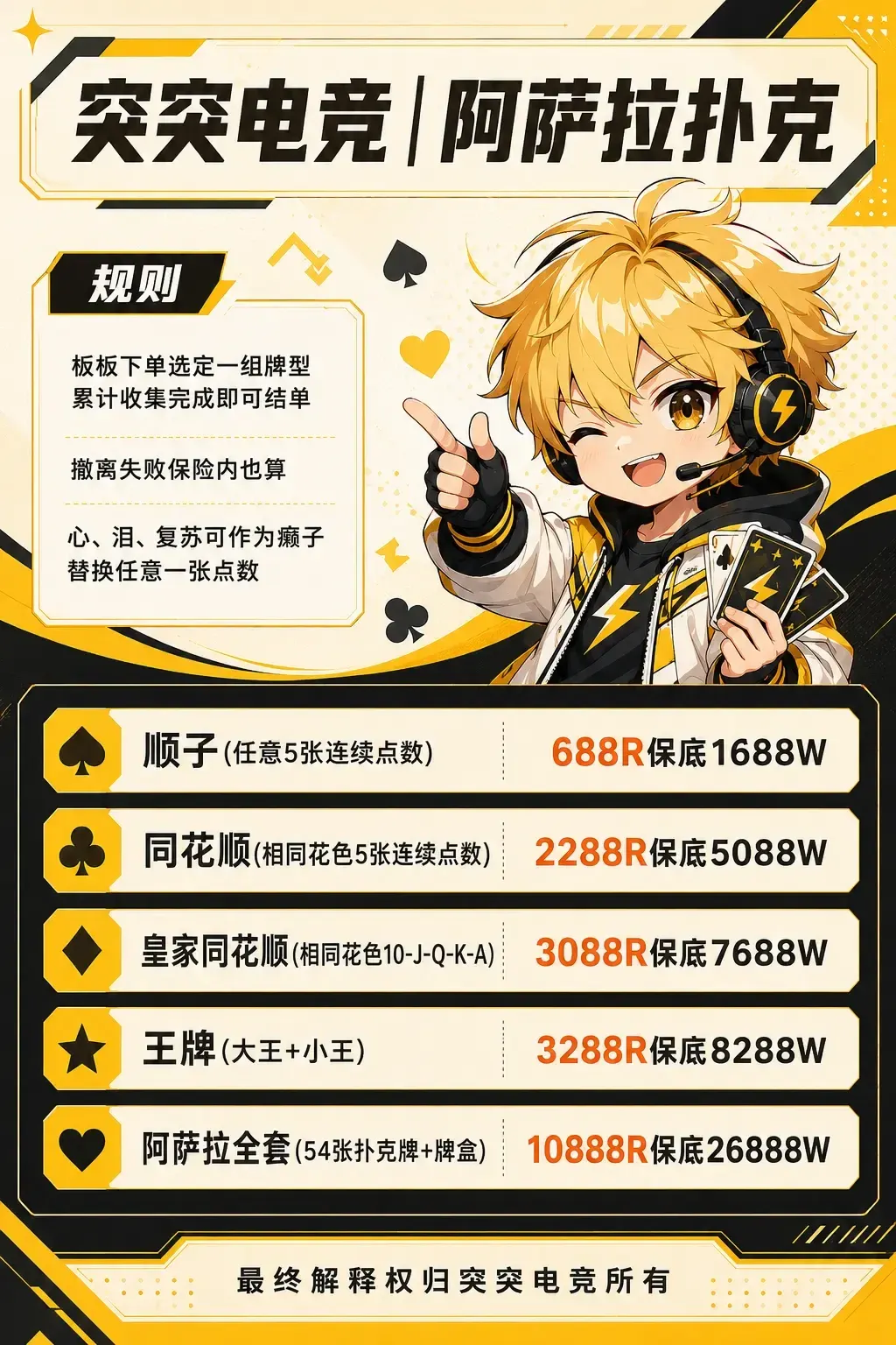 突突电竞阿萨拉扑克详情图片1