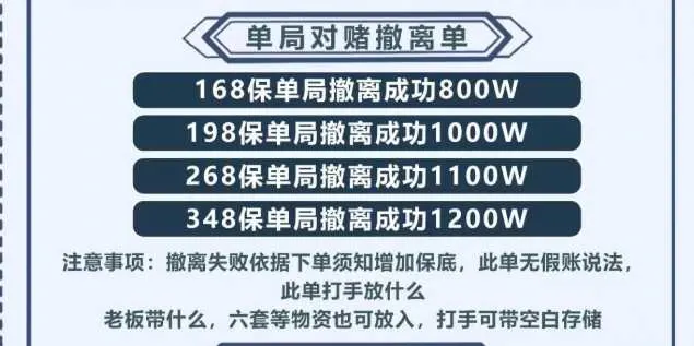 Luna电竞单局对赌撤离单详情图片1