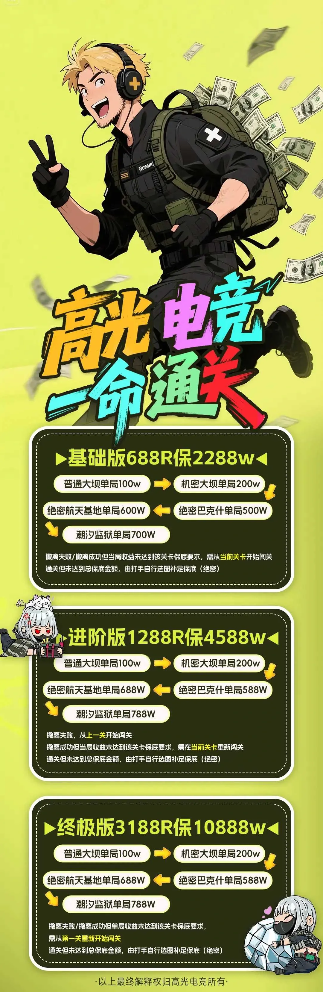 高光电竞一命通关详情图片1