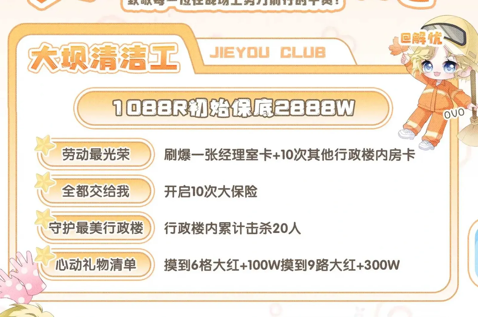 解忧电竞大坝清洁工详情图片1