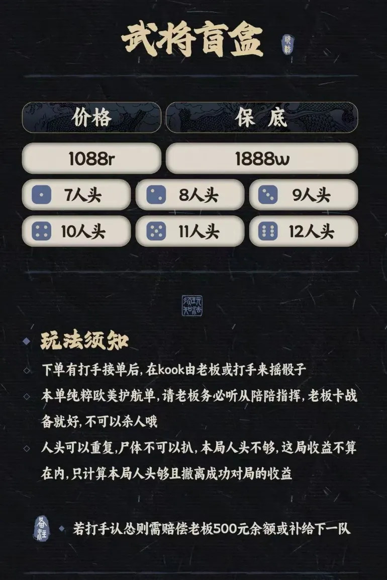 皇帝电竞武将盲盒详情图片1
