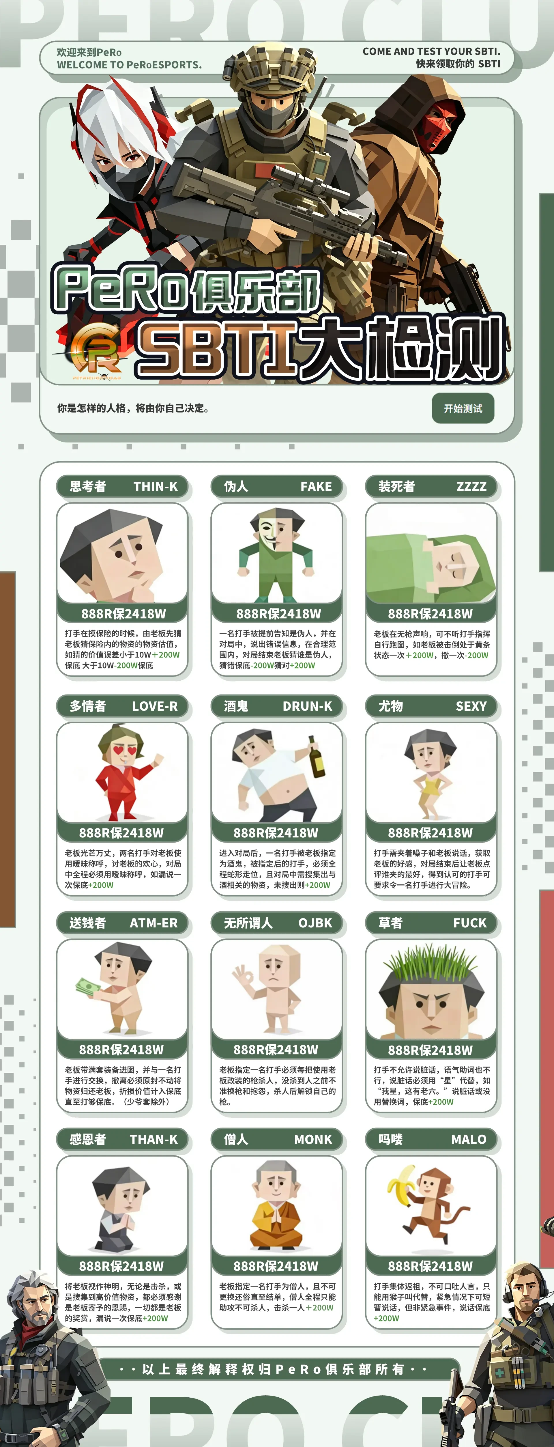 PERO电竞SBTI大检测详情图片1