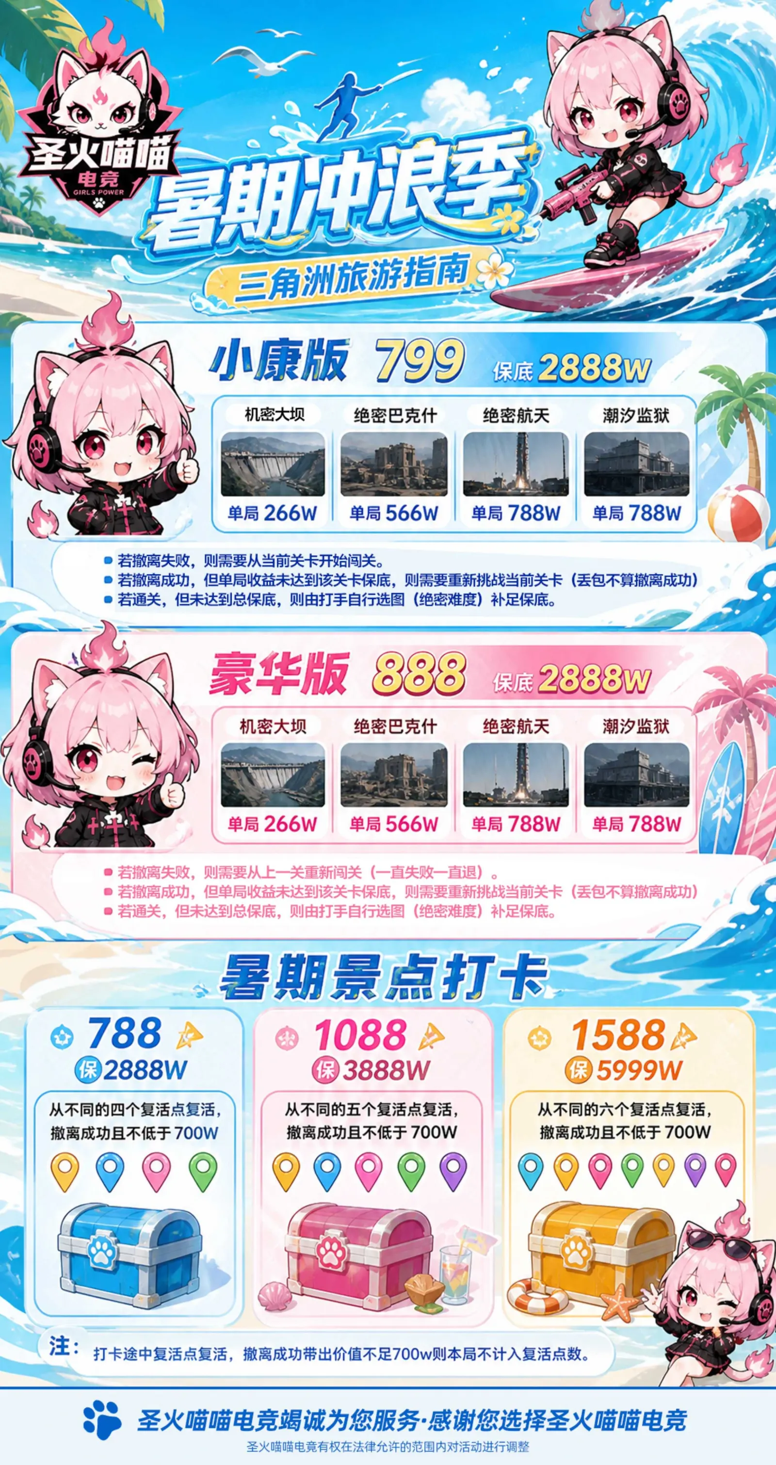 圣火喵喵电竞暑假冲浪季详情图片1