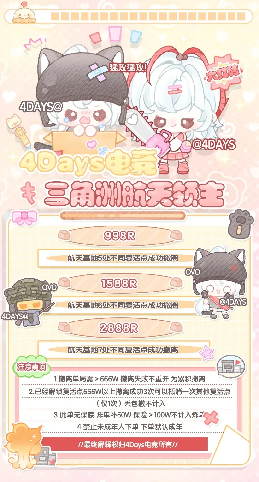 4Days电竞航天领主详情图片1