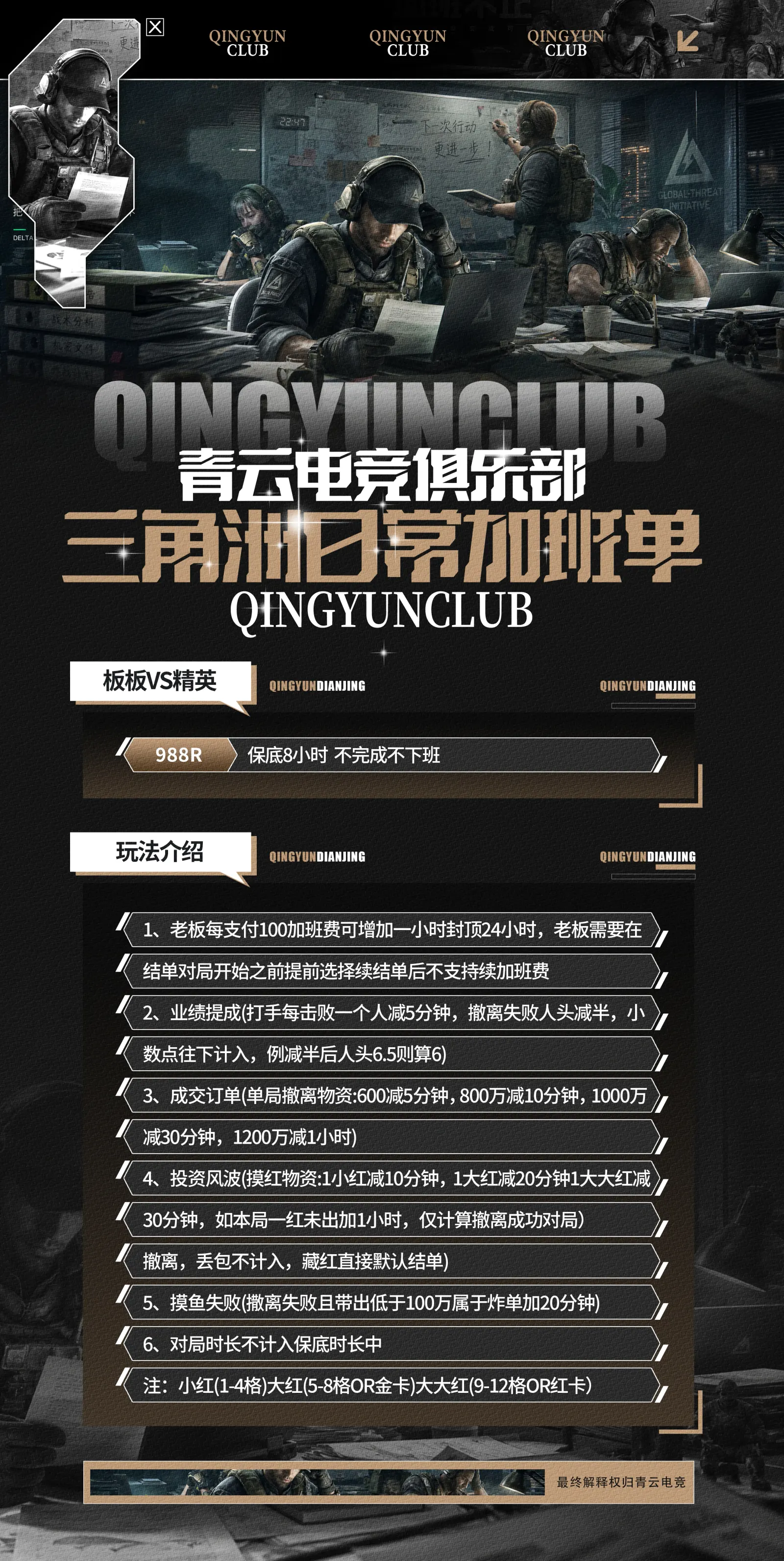 青云电竞日常加班单详情图片1