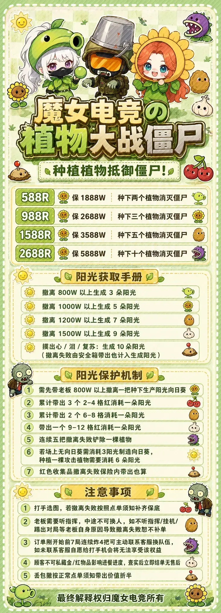 魔女电竞植物大战僵尸详情图片1