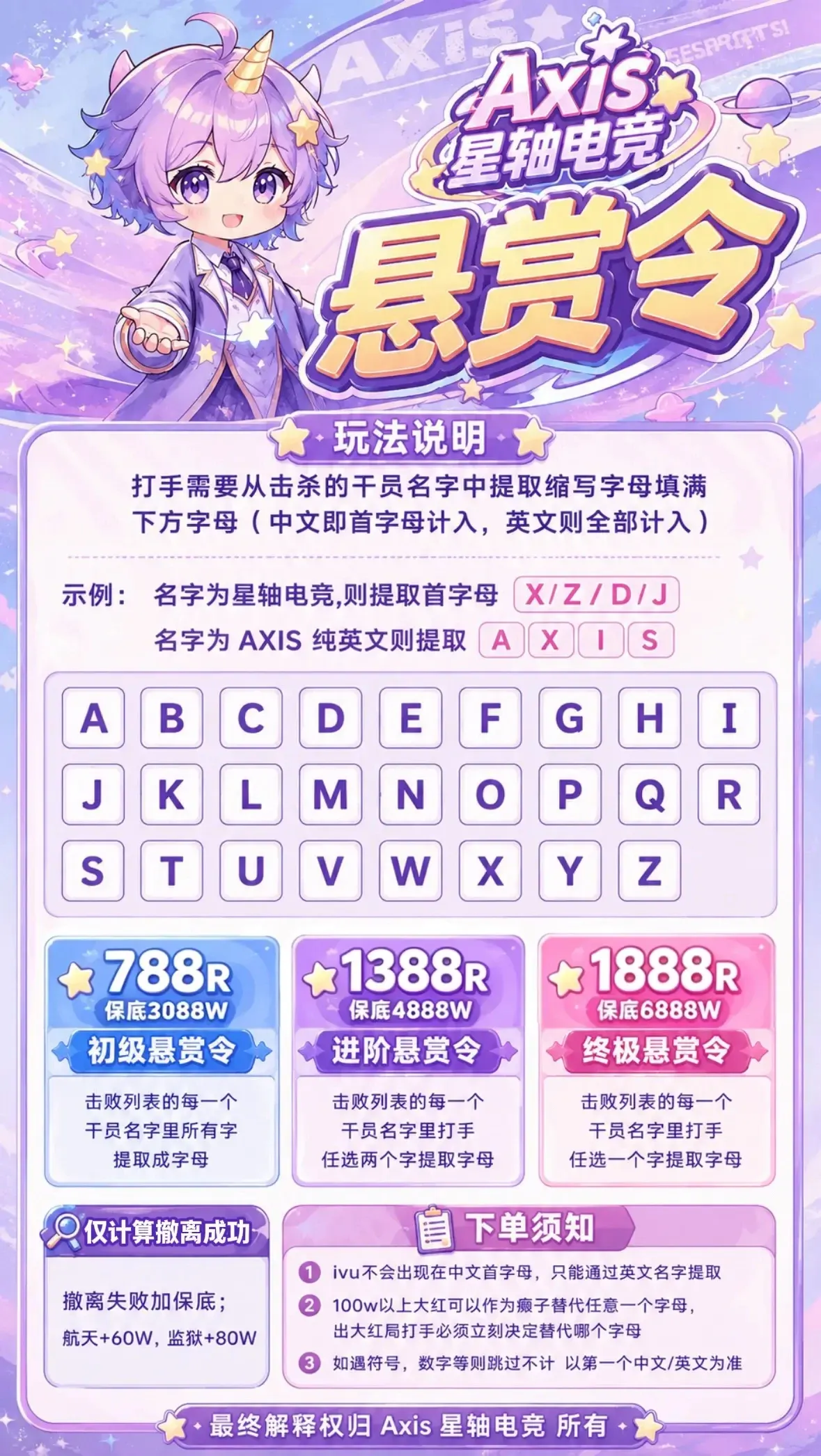 Axis星轴电竞悬赏令详情图片1