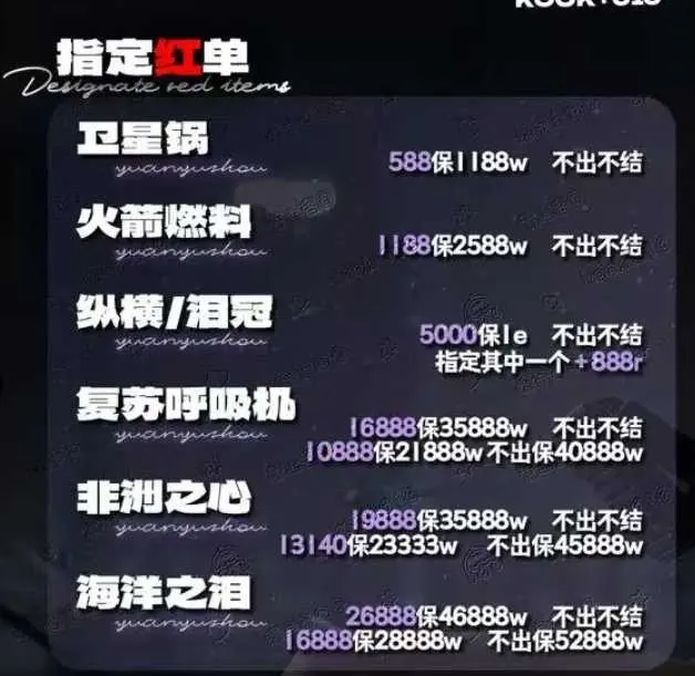 Yyz源宇宙电竞指定红单详情图片1