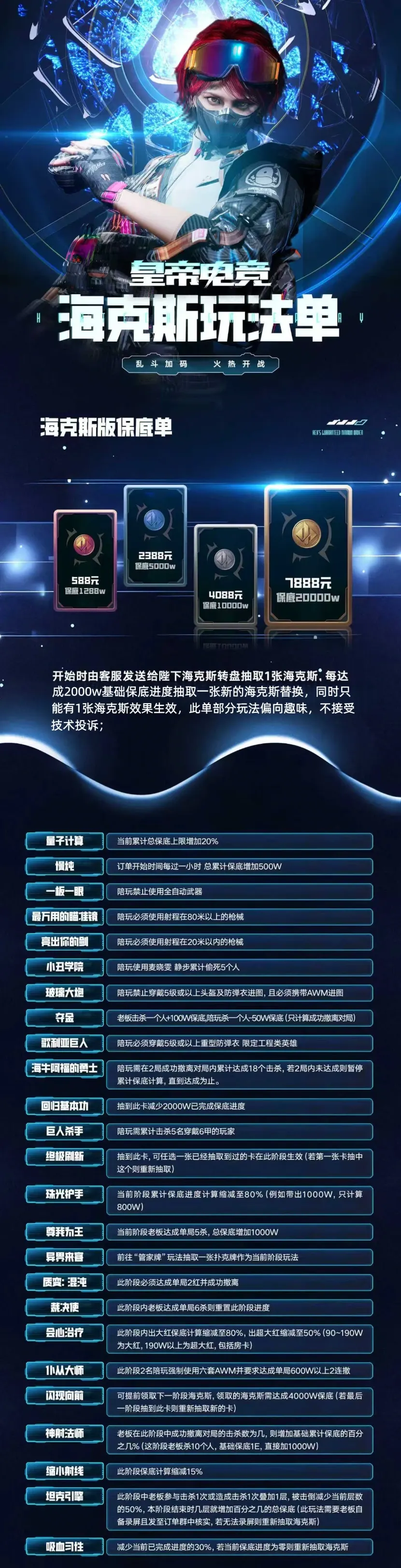 皇帝电竞海克斯保底单详情图片1