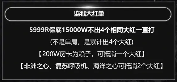 裂影电竞监狱大红单详情图片1