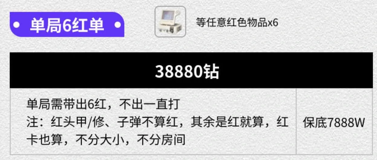 东东电竞单局6红单详情图片1