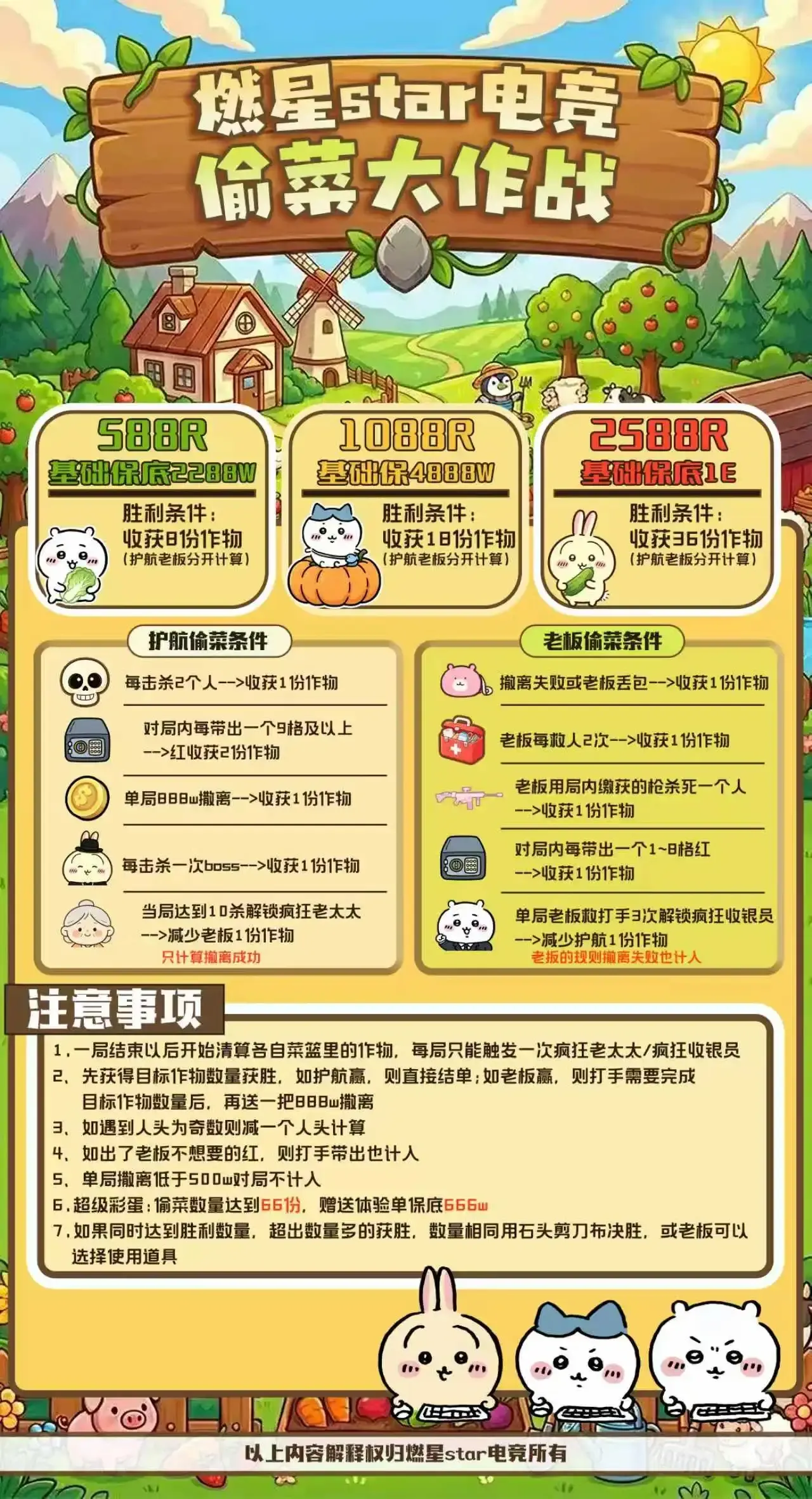 燃星star电竞偷菜大作战详情图片1
