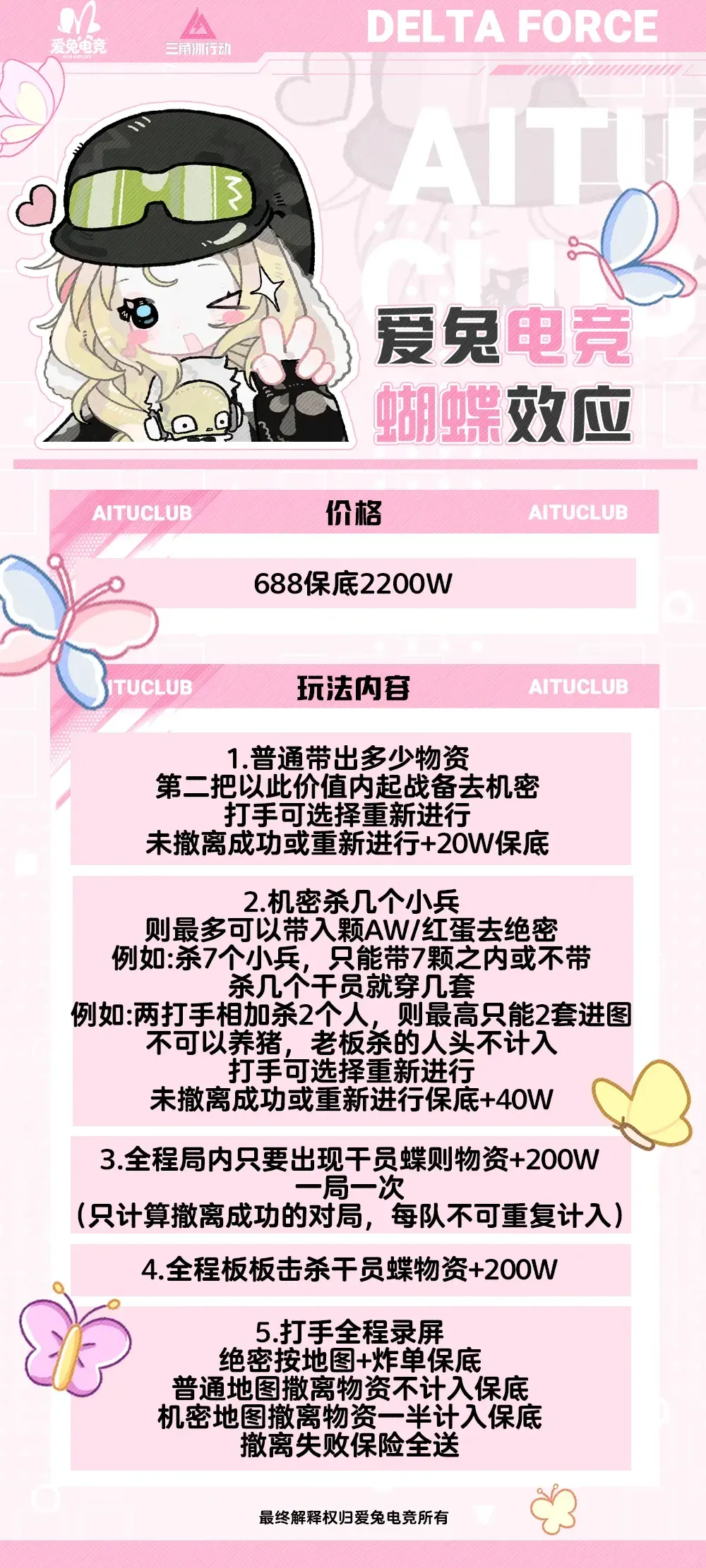 爱兔电竞蝴蝶效应详情图片1