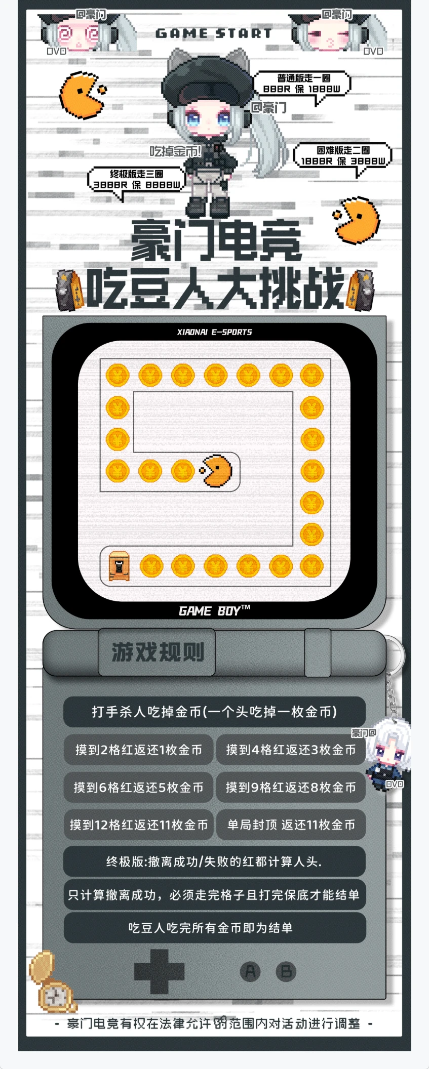 吃豆人大挑战趣味单图片