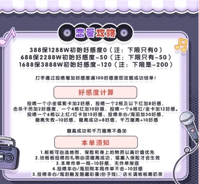 恋爱攻略趣味单图片