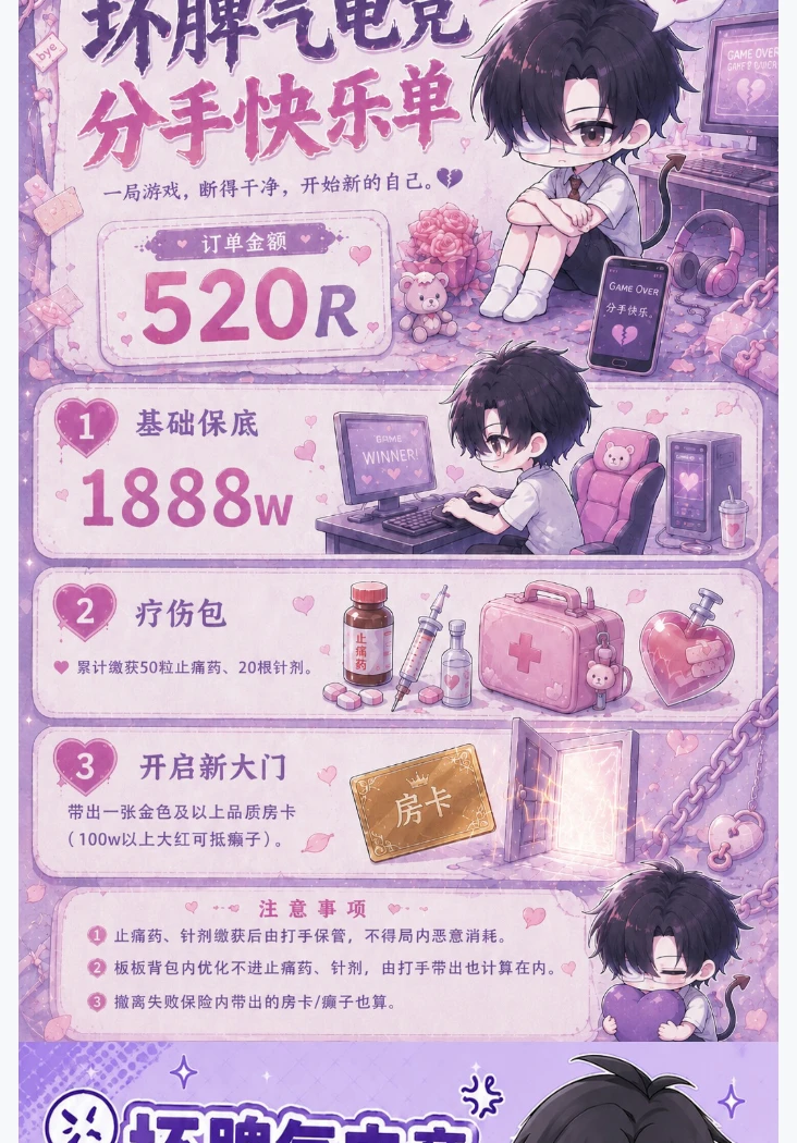 分手快乐单趣味单图片