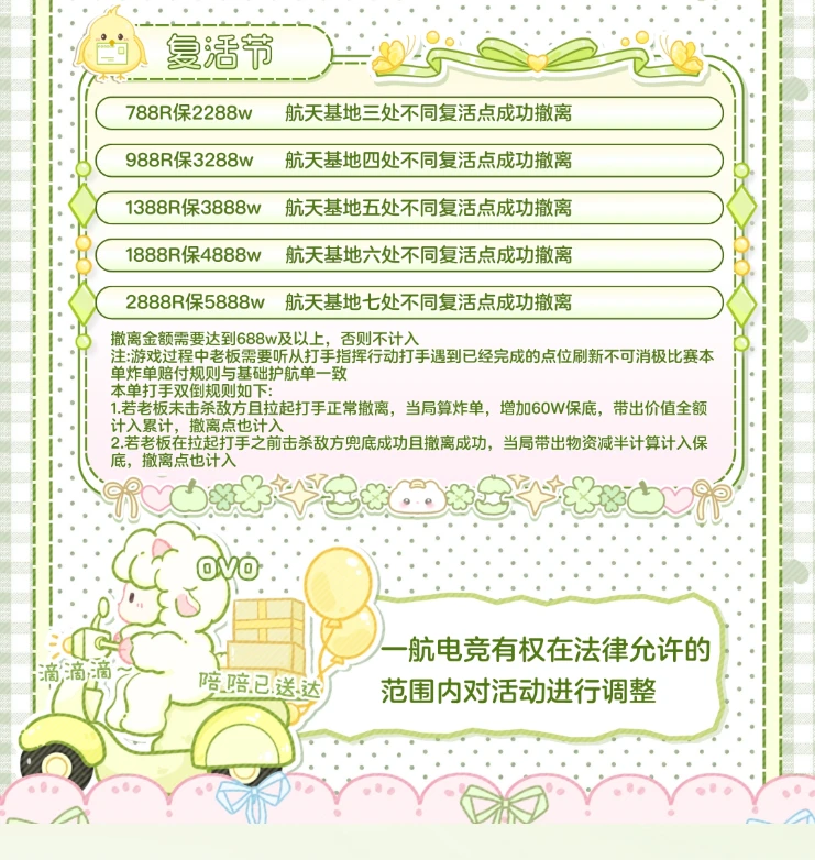 复活节趣味单图片
