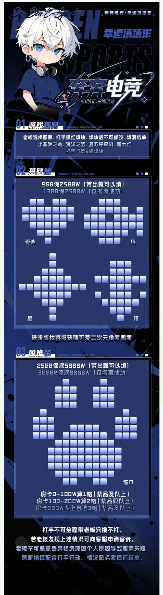 奔奔电竞幸运填填乐详情图片1