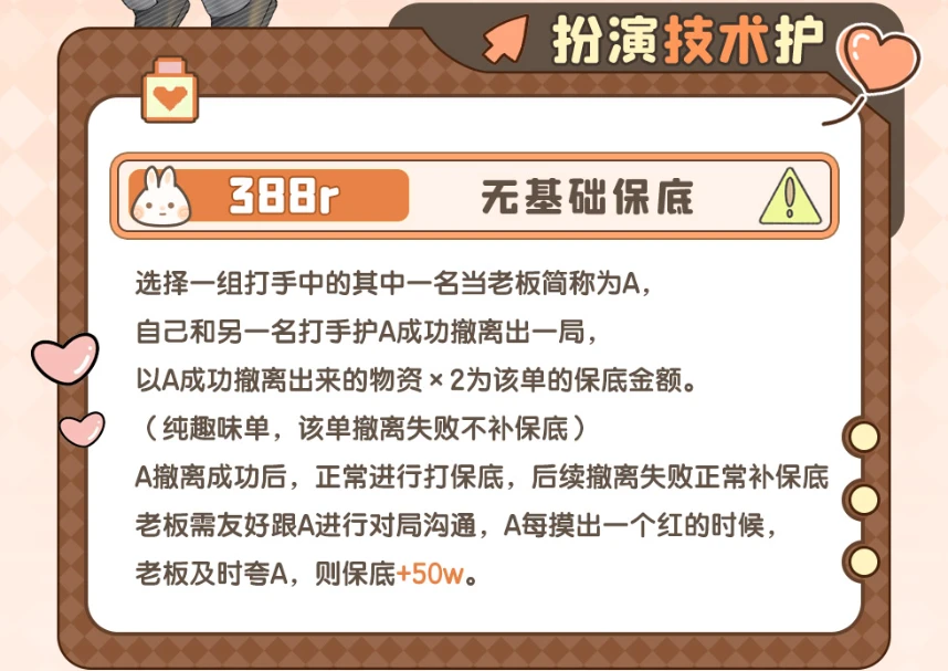 扮演技术护趣味单图片