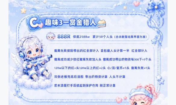 赏金猎人趣味单图片