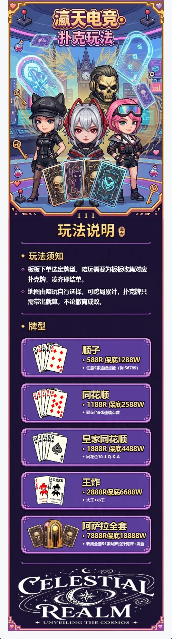 扑克玩法趣味单图片