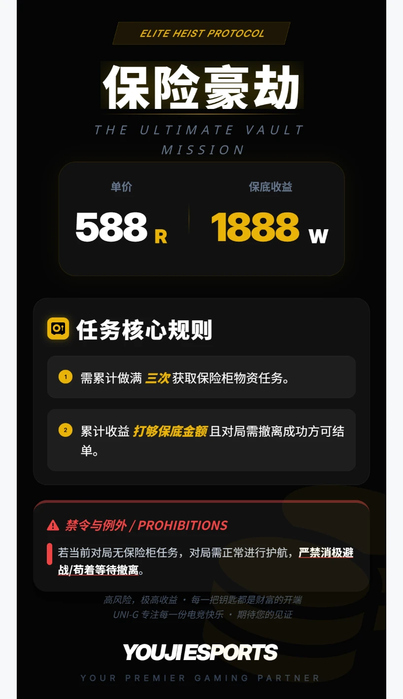 保险豪劫趣味单图片