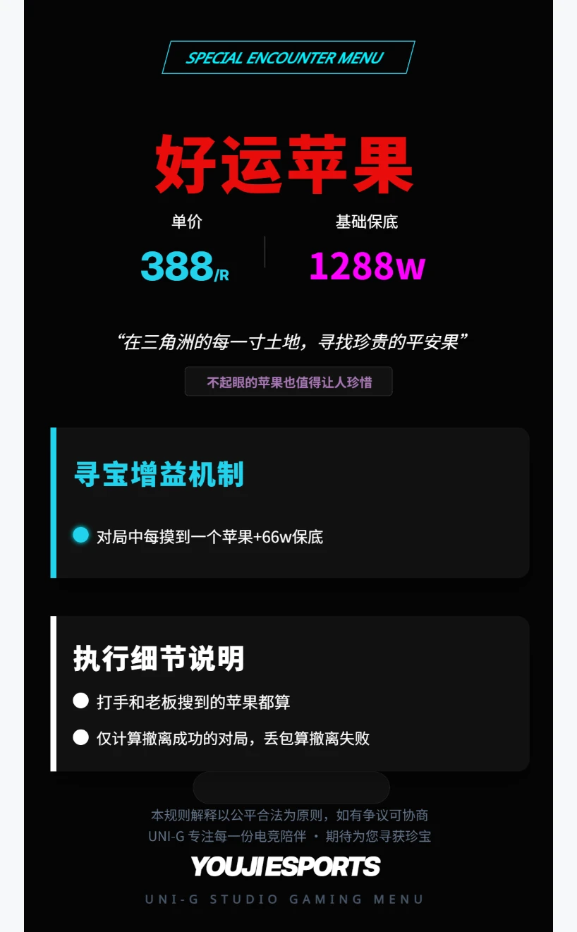 好运苹果趣味单图片