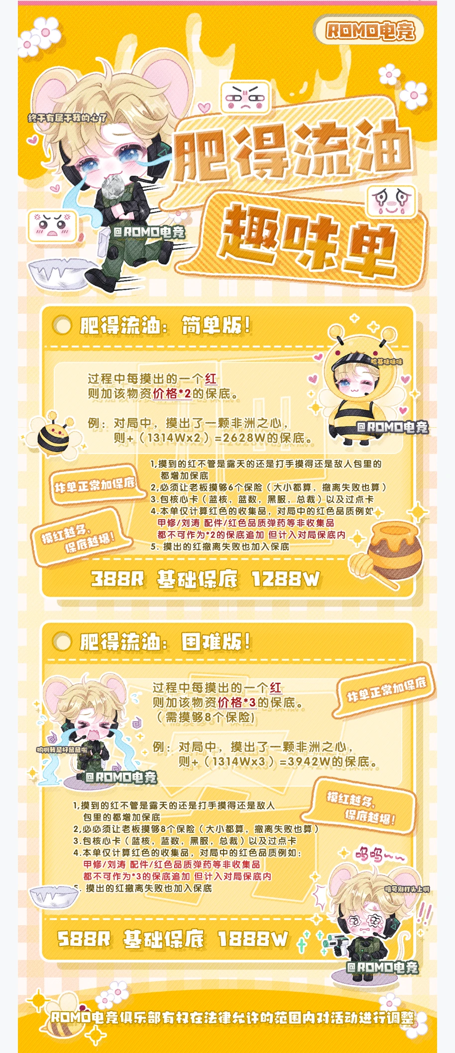 肥的流油趣味单图片