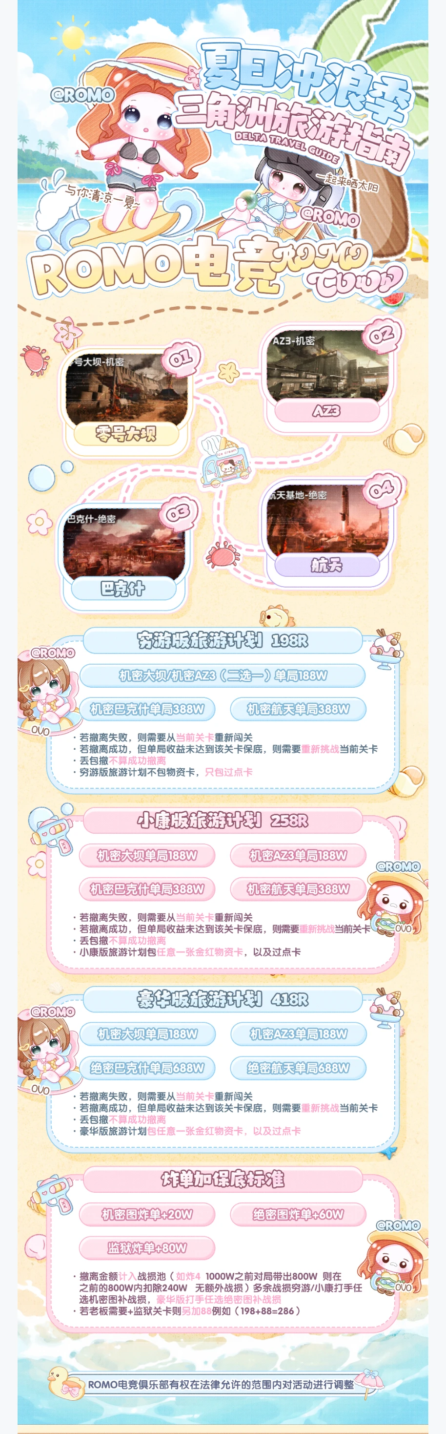 三角洲旅游指南趣味单图片