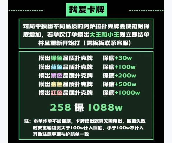 我爱卡牌趣味单图片