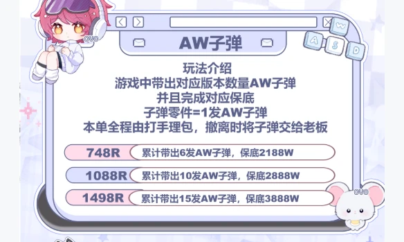 AW子弹趣味单图片