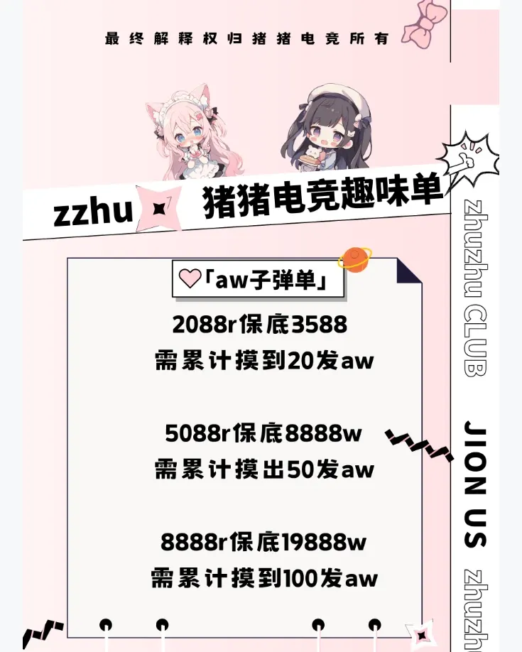 猪猪电竞AW子弹单详情图片1