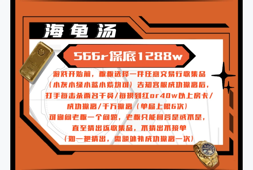 海龟汤趣味单图片