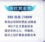 金红双金单趣味单图片