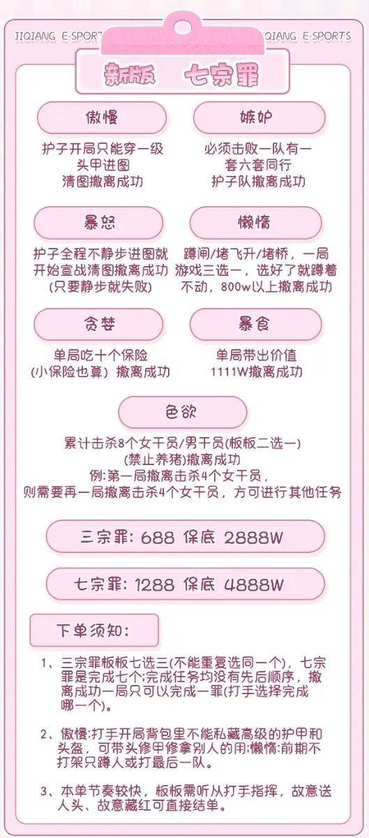 机枪电竞新版七宗罪详情图片1