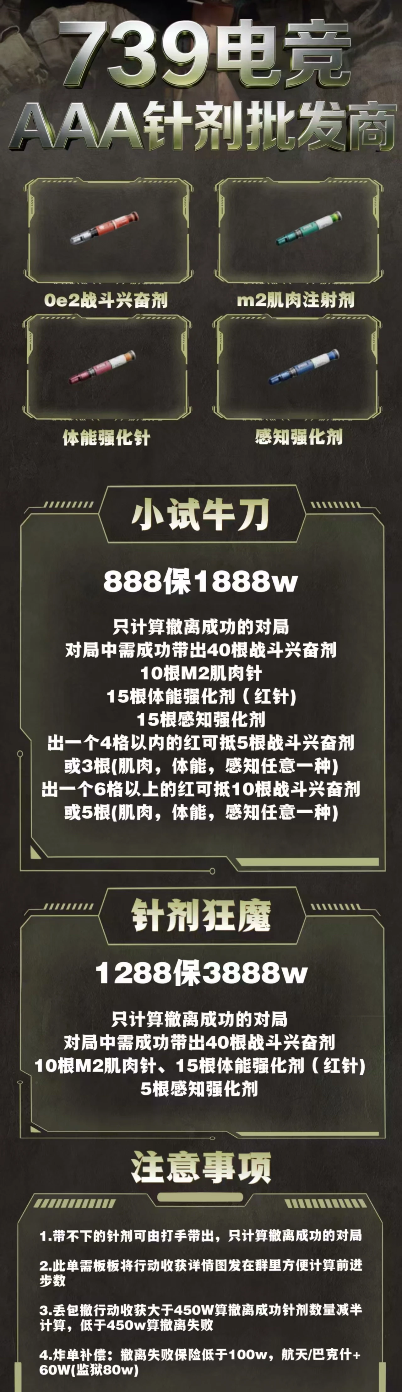 AAA针剂批发商趣味单图片