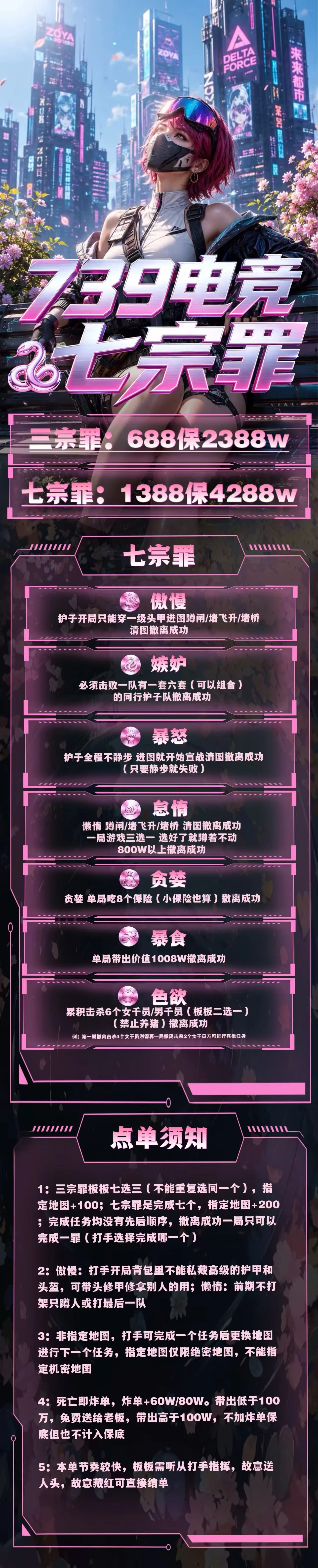 七宗罪趣味单图片