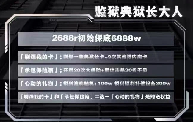 监狱典狱长大人趣味单图片