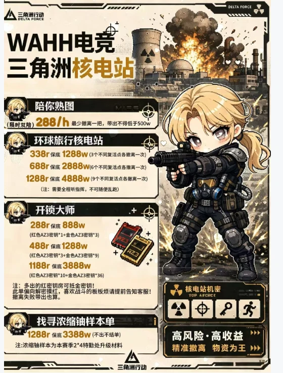 核电站趣味单图片
