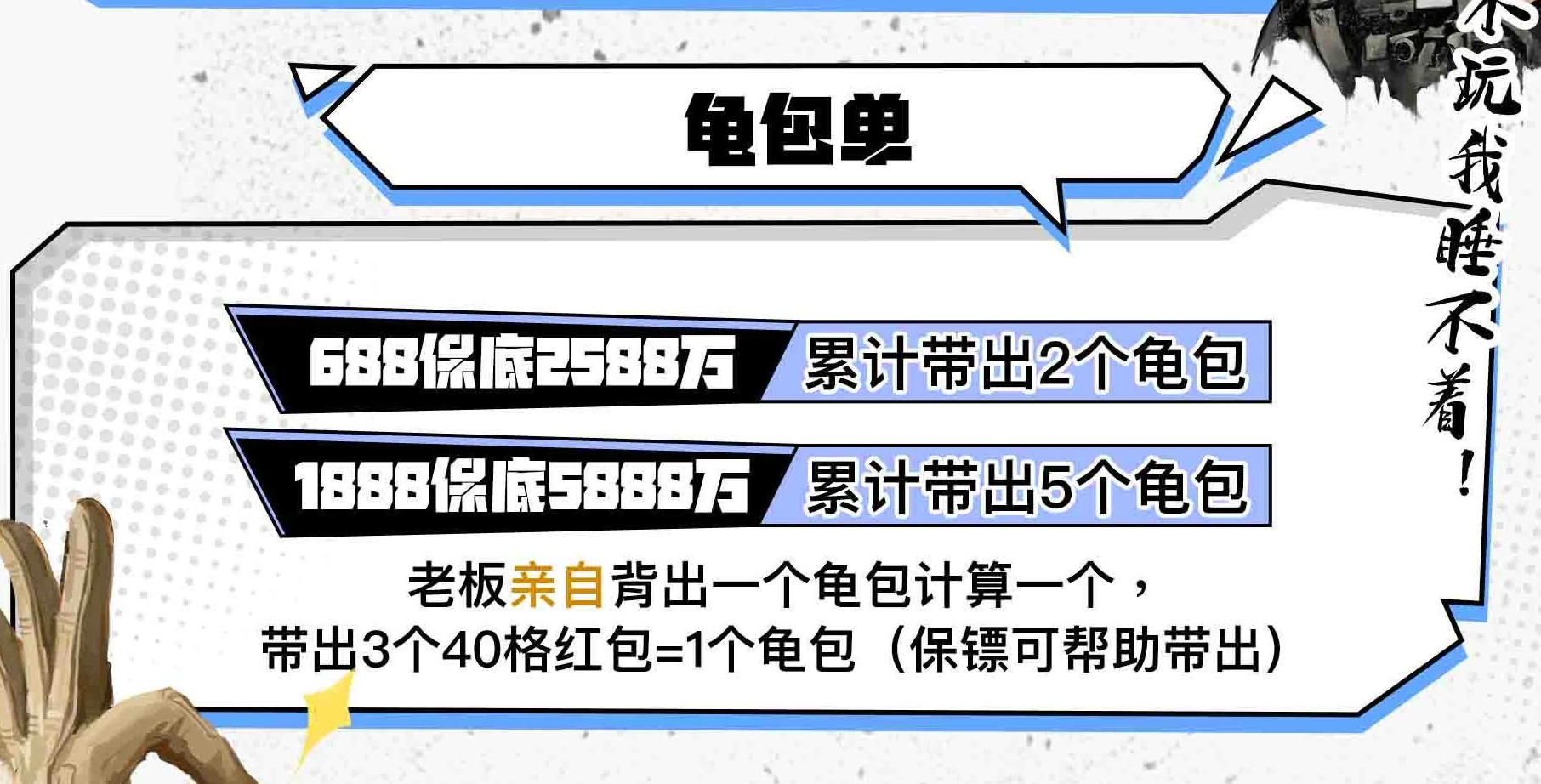 龟包单趣味单图片