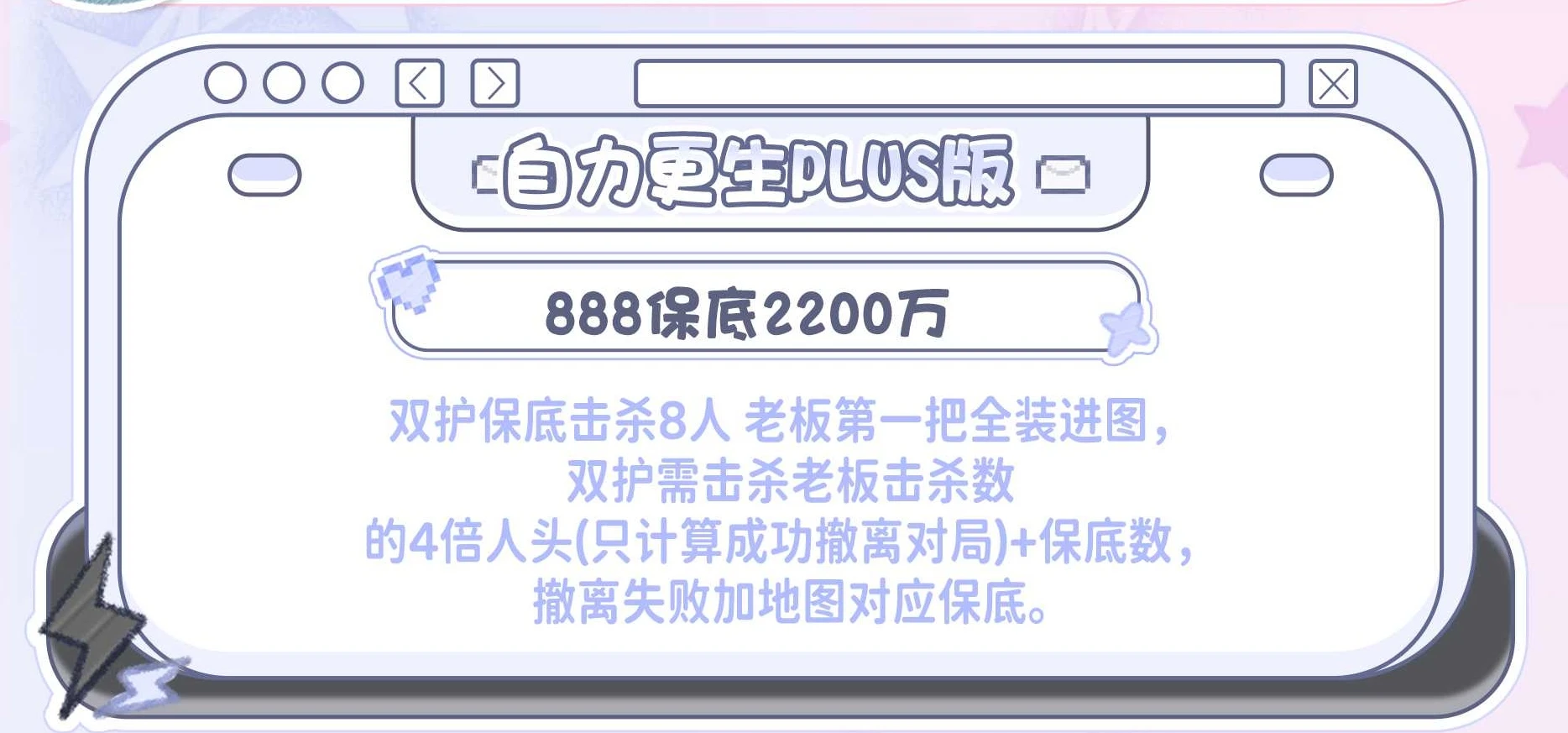 自力更生PLUS版趣味单图片