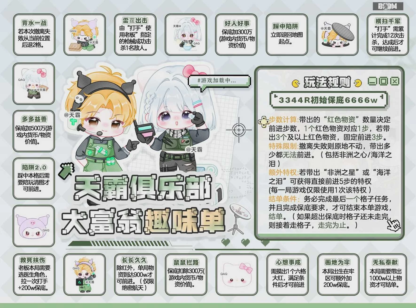 大富翁单趣味单图片